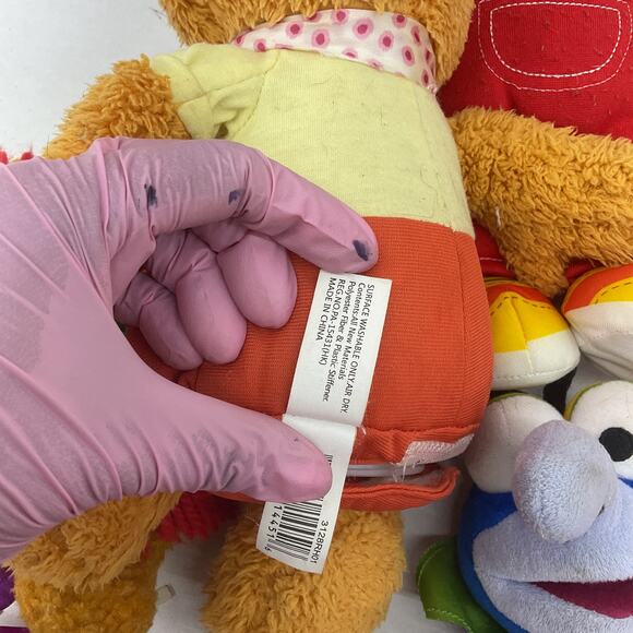 Preowned Mixed LOT 3 lbs The Muppets Muppet Babies Plush Dolls Stuffed Animals - Picture 6 of 8